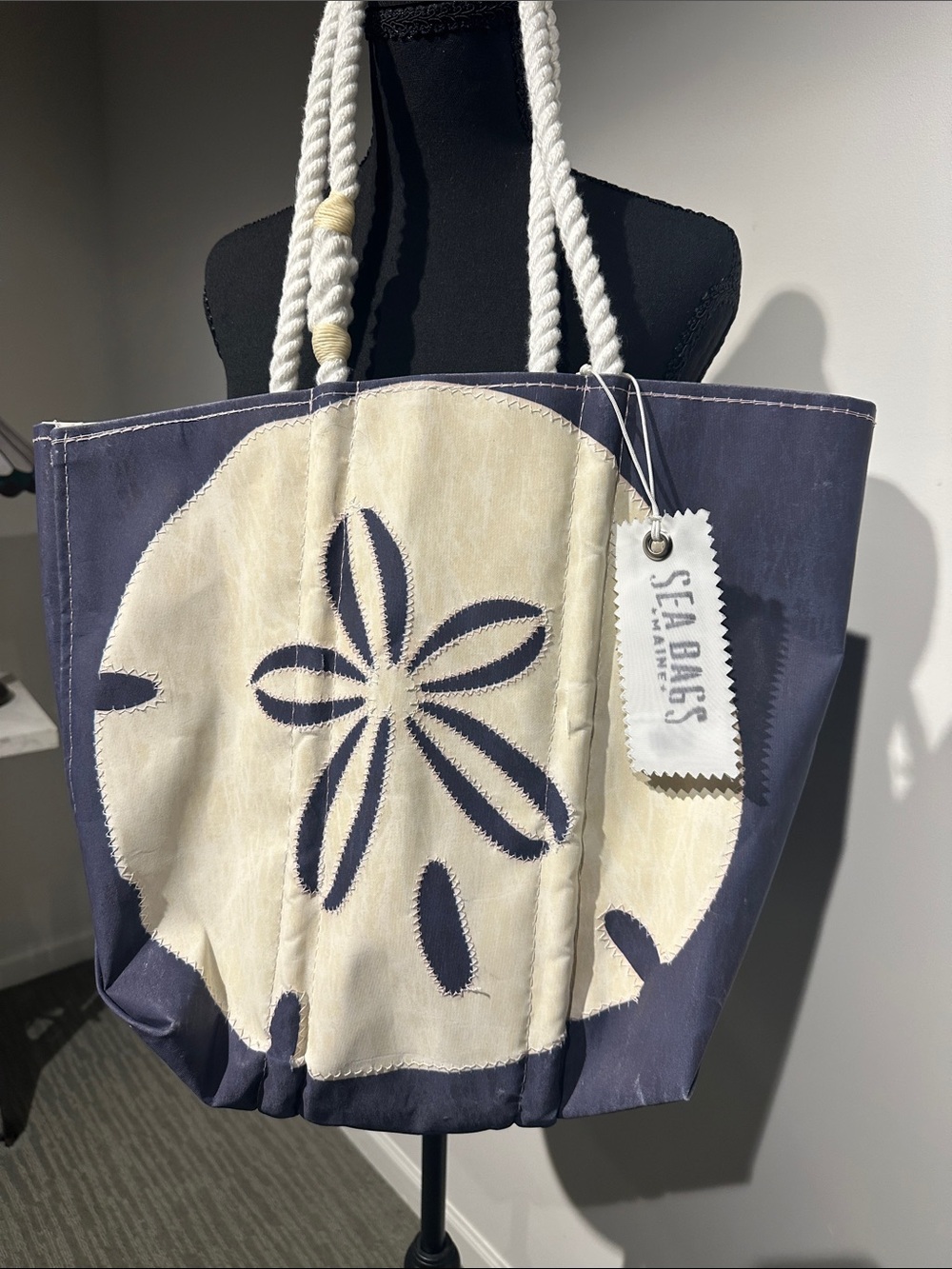 SEA BAGS MAINE Sand Dollar Tote